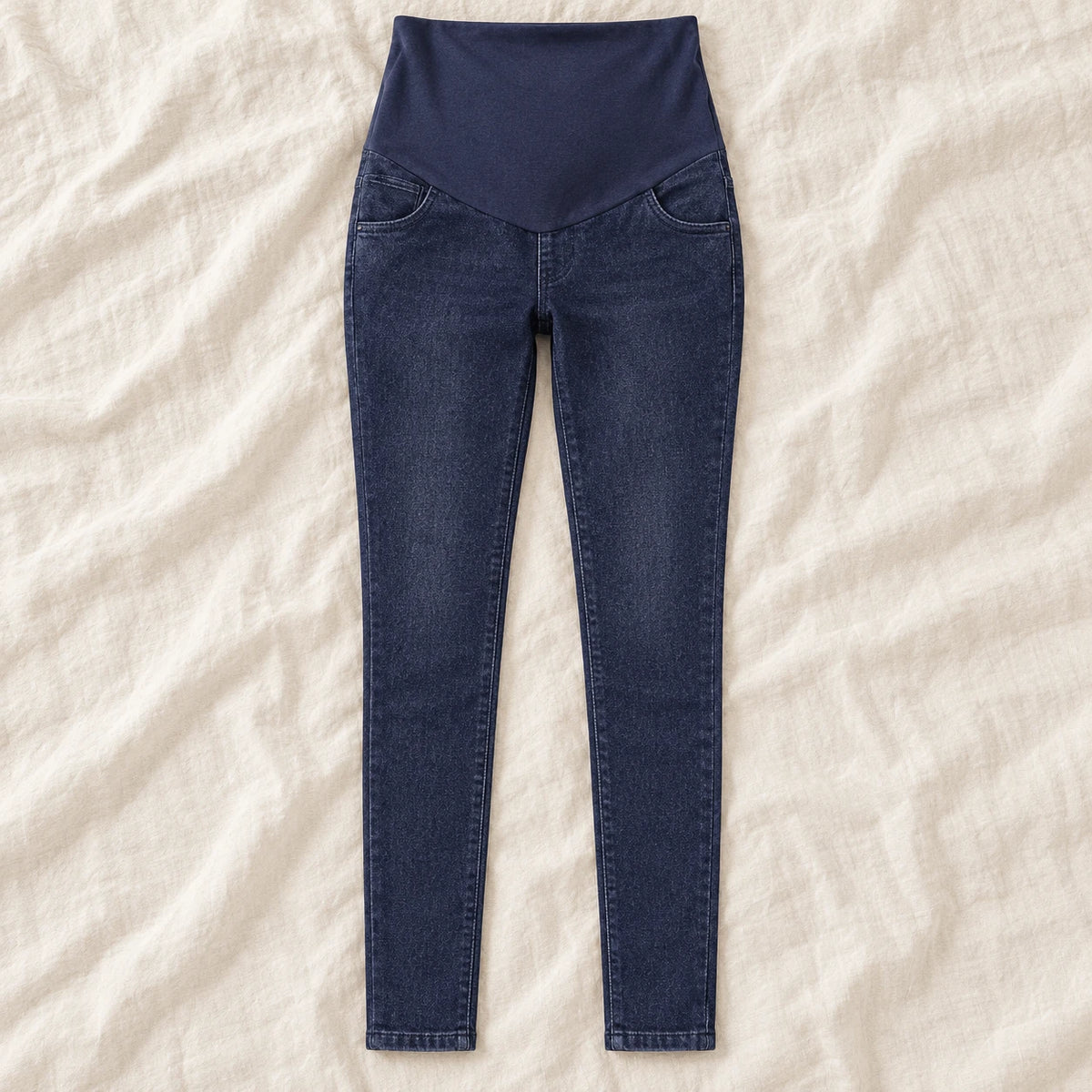 Tots & Moms maternity jeans — Indigo — Plain, product view