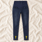 Tots & Moms maternity jeans — Indigo — Number 7, product view