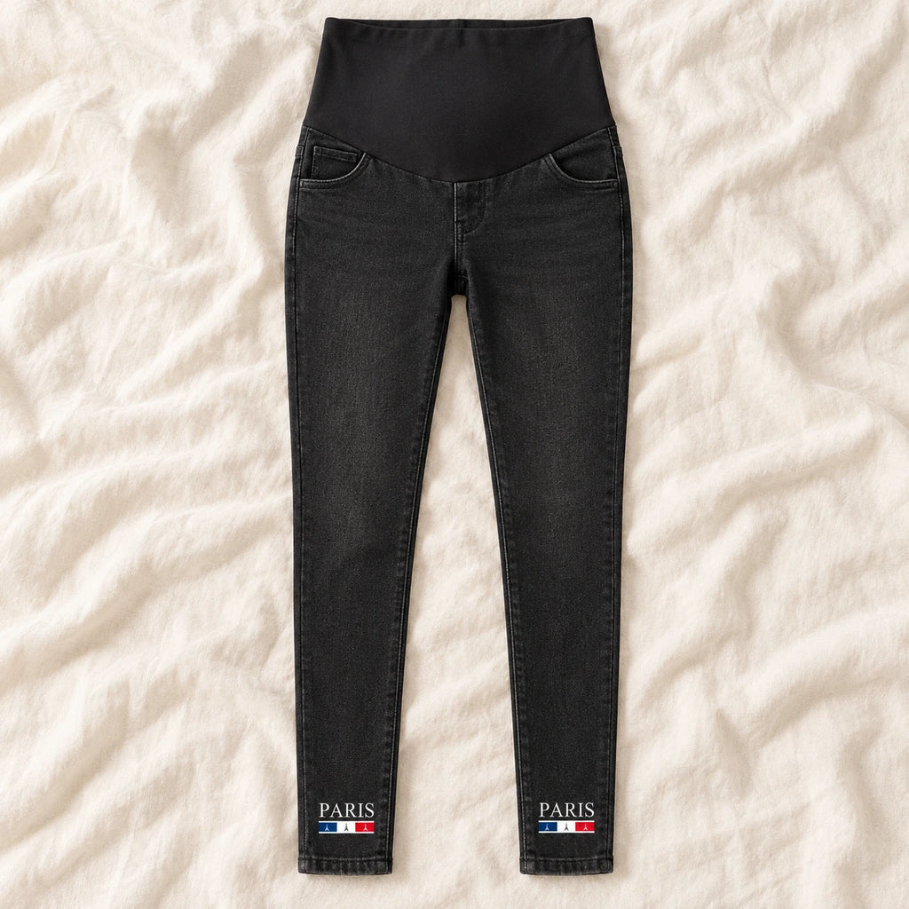 Tots & Moms maternity jeans — Black — Paris, product view