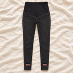 Tots & Moms maternity jeans — Black — Multicolour Stripes, product view