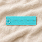 Tots & Moms button waistband extender — Blue — one representative piece