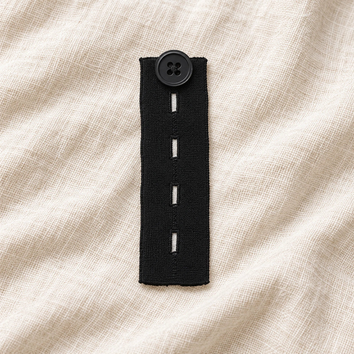 Tots & Moms button waistband extender — Black — one representative piece