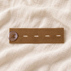 Tots & Moms button waistband extender — Brown — one representative piece