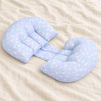 Adjustable Maternity Waist Support Pillow — Lavender Feathers — product detail