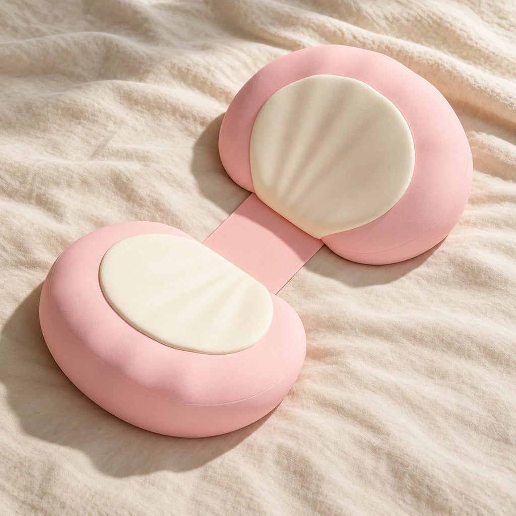 Memory-Foam Pregnancy Wedge Pillow — pink — product detail
