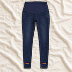 Tots & Moms maternity jeans — Indigo — Multicolour Stripes, product view