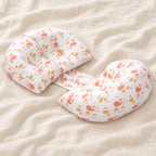 Adjustable Maternity Waist Support Pillow — Peach Whales — product detail