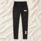 Tots & Moms maternity jeans — Black — Peeking Cat, product view