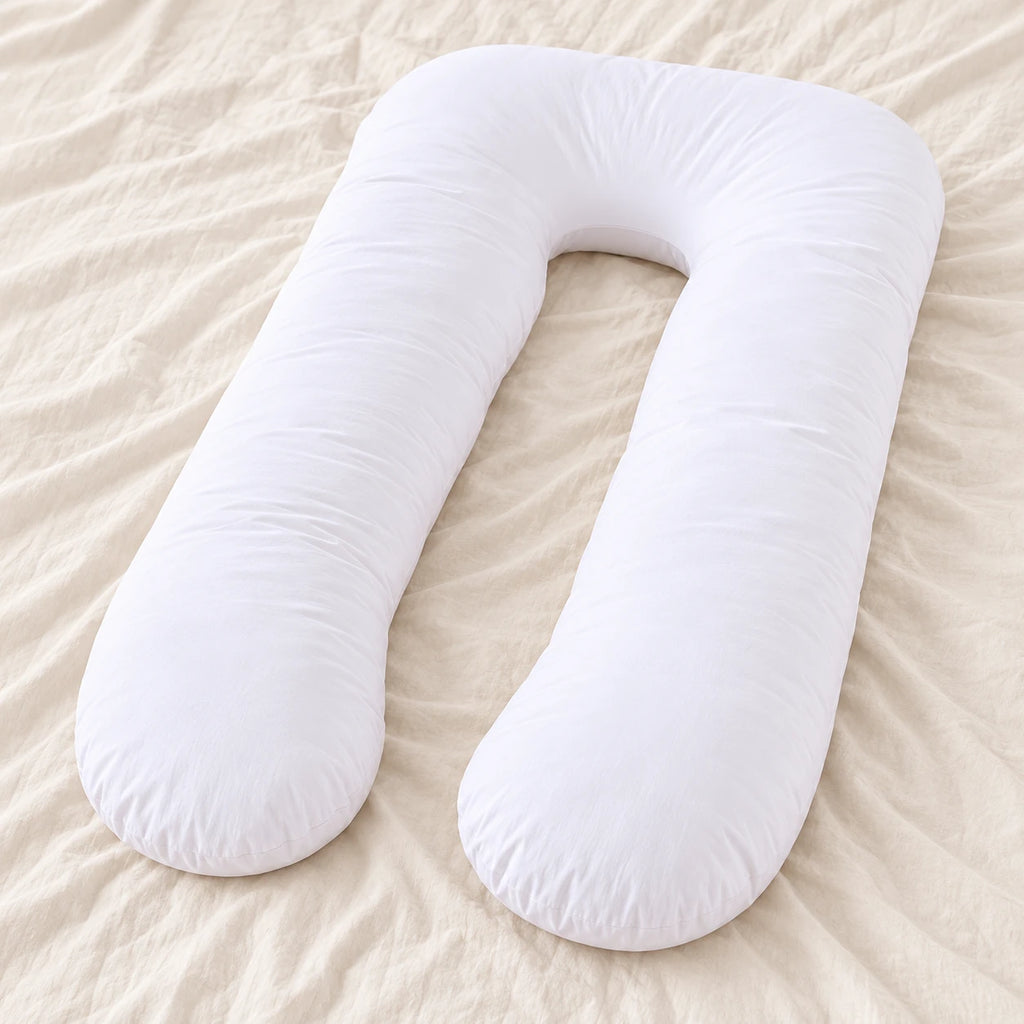 Detachable U-Shaped Pregnancy Pillow — WHITE — product detail