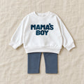 The Mama’s Boy Two-Piece Outfit — Blue — studio product photograph