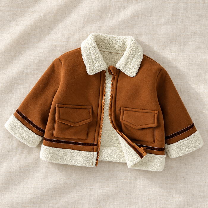 The Contrast-Trim Fleece Jacket