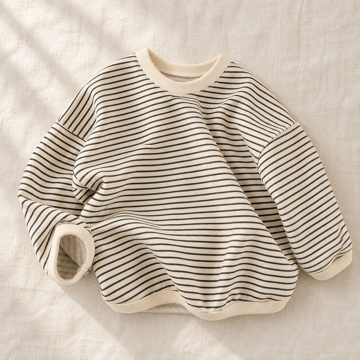 The Fine Stripe Long-Sleeve Top