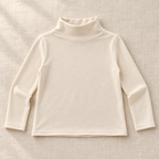 The High-Neck Layering Top on ivory linen