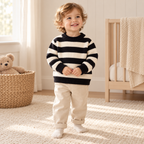 A child wearing The Broad Stripe Knit Separates