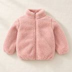 The Plush Zip Jacket on ivory linen