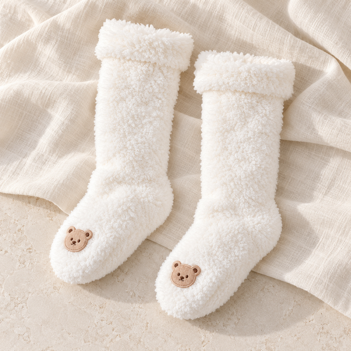 The Plush Knee-High Baby Socks