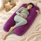 Full-Body Pregnancy Pillow — 130 × 70 cm, G, worn or used by an adult model