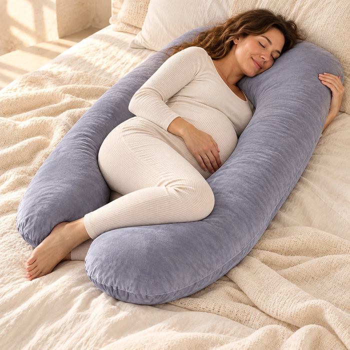 Full-Body Maternity Pillow — U & G Shapes